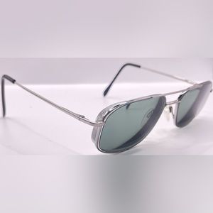 Air 501 Silver Pilot Sunglasses Frames Only